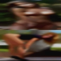 Women swing nude